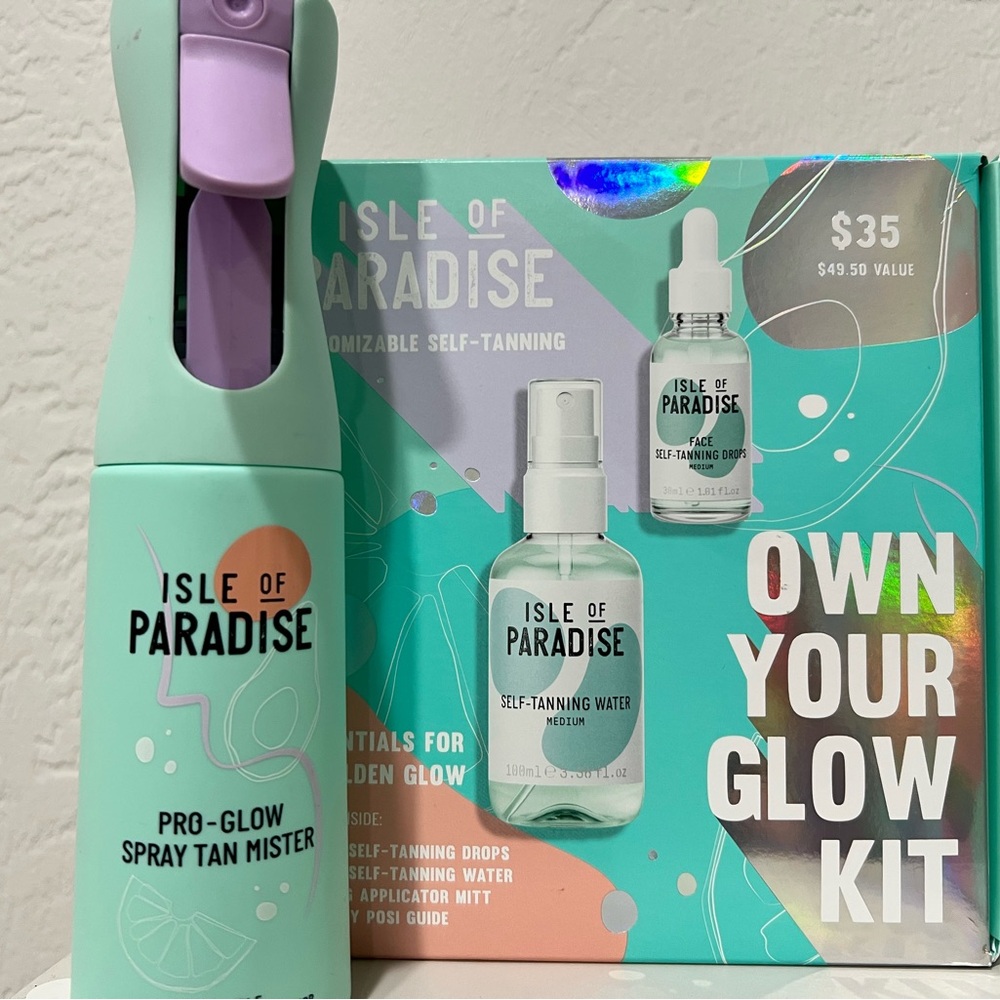 Isle of Paradise Glow Kit with Mint and Lavender